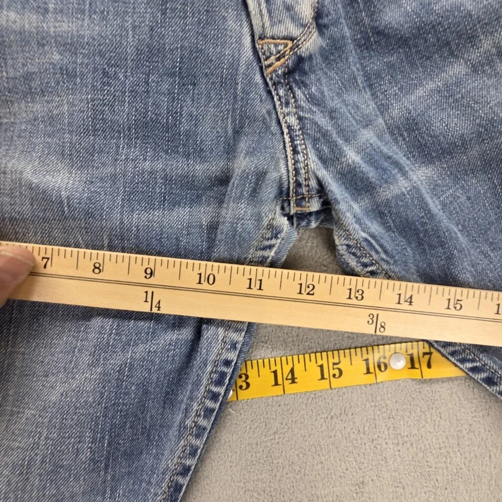 Diesel Jeans Mens 33x32 Blue Poiak Regular‎ Slim Tapered Made in Italy 008C3
